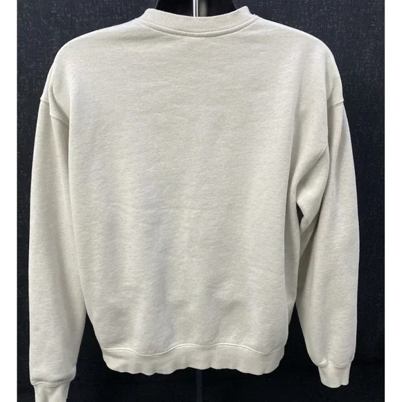 StreetX Sweatshirt Ivory SPELLOUT‎ Large Streetwear Urban 90's